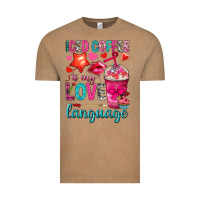Vintage Coffee iced coffee is my love language Vintage Tee - NancyCooperArtShop