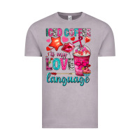 Vintage Zinc iced coffee is my love language Vintage Tee - NancyCooperArtShop