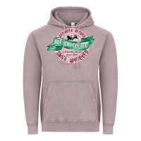 Vintage Zinc reindeer brewed santa approved pink Vintage Hoodie - MaliasSmallBusiness