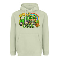 Matcha Loads of luck tractor Heavyweight Hoodie - CowGirlArtShop