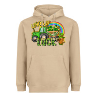 Mushroom Loads of luck tractor Heavyweight Hoodie - CowGirlArtShop