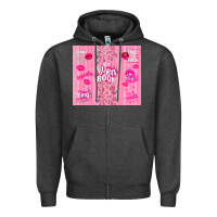 Charcoal Heather burn book Zipper Hoodie - TumblerDesignByShophia