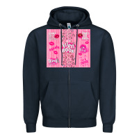 Navy burn book Zipper Hoodie - TumblerDesignByShophia