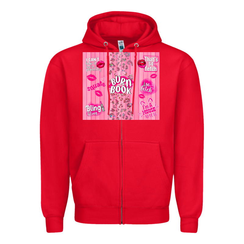 Burn Book Zipper Hoodie by TumblerDesignByShophia | Teevron