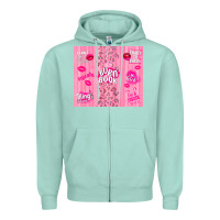 Seafoam burn book Zipper Hoodie - TumblerDesignByShophia
