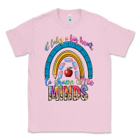 Bubblegum Pink it takes a big heart to shape little Classic Tee - NancyCooperArtShop