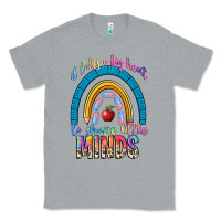 Heather Grey it takes a big heart to shape little Classic Tee - NancyCooperArtShop