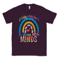 Plum it takes a big heart to shape little Classic Tee - NancyCooperArtShop