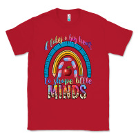 Red it takes a big heart to shape little Classic Tee - NancyCooperArtShop