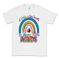 White it takes a big heart to shape little Classic Tee - NancyCooperArtShop