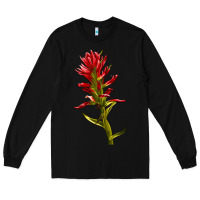 Black Indian Paintbrush Long Sleeve Tee - LillyAllenDesigns