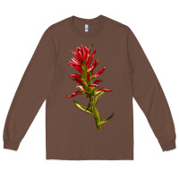 Chestnut Indian Paintbrush Long Sleeve Tee - LillyAllenDesigns