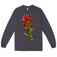 Smoke Indian Paintbrush Long Sleeve Tee - LillyAllenDesigns