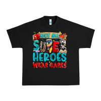 Black not all super heroes wear capes Urban Heavy Tee - NancyCooperArtShop