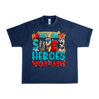 Navy not all super heroes wear capes Urban Heavy Tee - NancyCooperArtShop