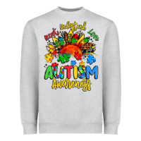 Heather Grey accept understand love autism awareness Heavyweight Sweatshirt - Artiststas