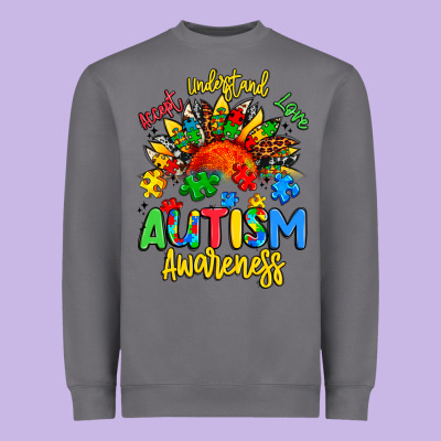 Accept Understand Love Autism Awareness Heavyweight Sweatshirt Designed By Artiststas