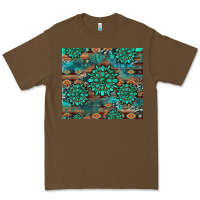 Cacao gemstone turquoises aztec leopard cowhide Premium Tee - Artiststas