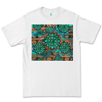 White gemstone turquoises aztec leopard cowhide Premium Tee - Artiststas