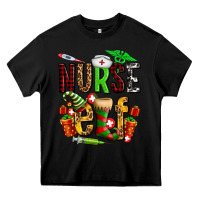 Black nurse elf Heavy Core Tee - AdoDesignShop