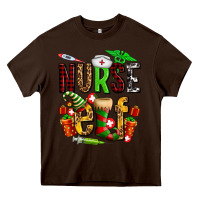 Chocolate Brown nurse elf Heavy Core Tee - AdoDesignShop