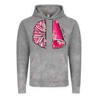 Cloud Rock custom name cheerleader with megaphone Vintage Hoodie - MaliasSmallBusiness