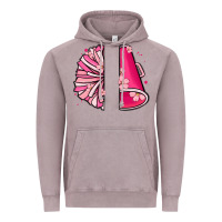 Vintage Zinc custom name cheerleader with megaphone Vintage Hoodie - MaliasSmallBusiness