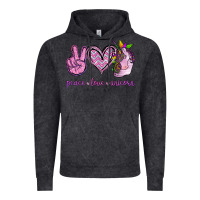 Vintage Black Peace Love Unicorn Vintage Hoodie - Jasminsmagicworld