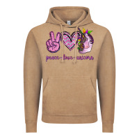 Vintage Coffee Peace Love Unicorn Vintage Hoodie - Jasminsmagicworld