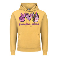 Vintage Mustard Peace Love Unicorn Vintage Hoodie - Jasminsmagicworld