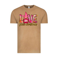 Vintage Camel love pink christmas gnome Vintage Tee - NancyCooperArtShop