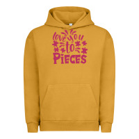 Pigment Peanut Butter love you to pieces Urban Hoodie - CowhideDigitalArt