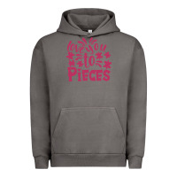 Pigment Tornado love you to pieces Urban Hoodie - CowhideDigitalArt