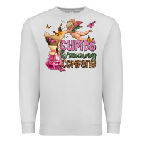Dove Grey cupids brewıng  company olivia Premium Sweatshirt - OliviaCreatesArt