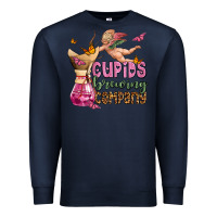Navy cupids brewıng  company olivia Premium Sweatshirt - OliviaCreatesArt