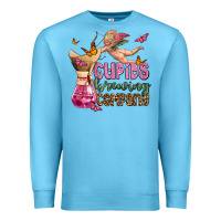 Ocean Blue cupids brewıng  company olivia Premium Sweatshirt - OliviaCreatesArt