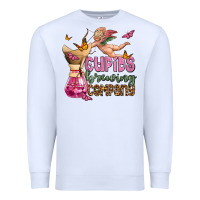 White cupids brewıng  company olivia Premium Sweatshirt - OliviaCreatesArt