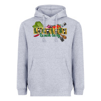 Heather Grey Luckiest lunch lady St. Patrick's Day Heavyweight Hoodie - CowGirlArtShop
