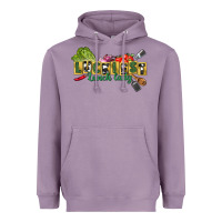 Lavender Luckiest lunch lady St. Patrick's Day Heavyweight Hoodie - CowGirlArtShop