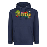 Navy Luckiest lunch lady St. Patrick's Day Heavyweight Hoodie - CowGirlArtShop