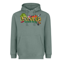 Sage Luckiest lunch lady St. Patrick's Day Heavyweight Hoodie - CowGirlArtShop