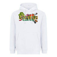 White Luckiest lunch lady St. Patrick's Day Heavyweight Hoodie - CowGirlArtShop