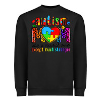 Black autism mom like a normal mom except much stronger Heavyweight Sweatshirt - Artiststas