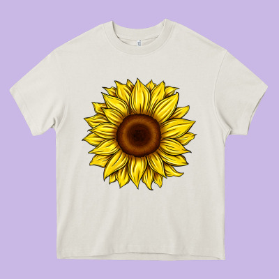 Sunflower Heavy Core Tee Designed By Artiststas