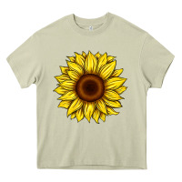 Mossy sunflower Heavy Core Tee - Artiststas