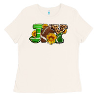 Bone joy with football ball and sunflower ado Ladies Tee - AdoDesignShop
