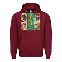 Burgundy Oklahoma Zipper Hoodie - TumblerDesignByShophia