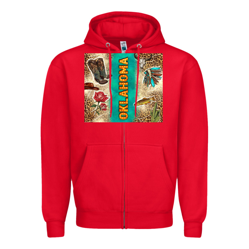 Oklahoma Zipper Hoodie by TumblerDesignByShophia | Teevron