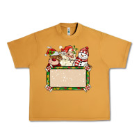 Peanut Butter santa reindeer snowman preview and costom name Urban Heavy Tee - MaliasSmallBusiness