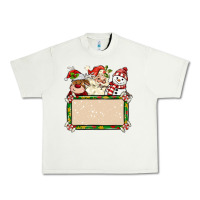 Pistachio santa reindeer snowman preview and costom name Urban Heavy Tee - MaliasSmallBusiness